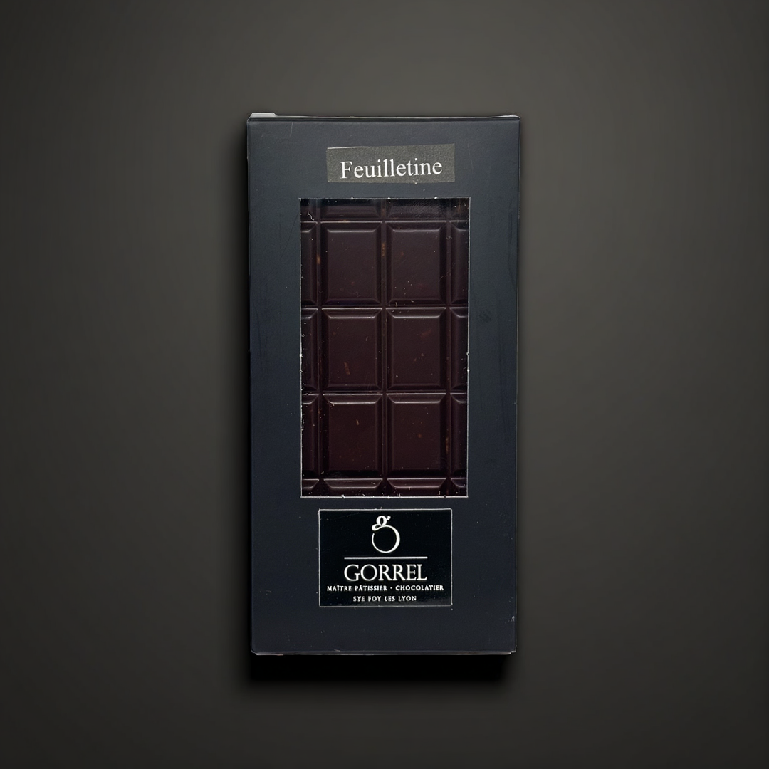 Tablette de chocolat noir