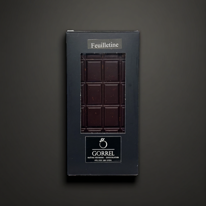 Tablette de chocolat noir