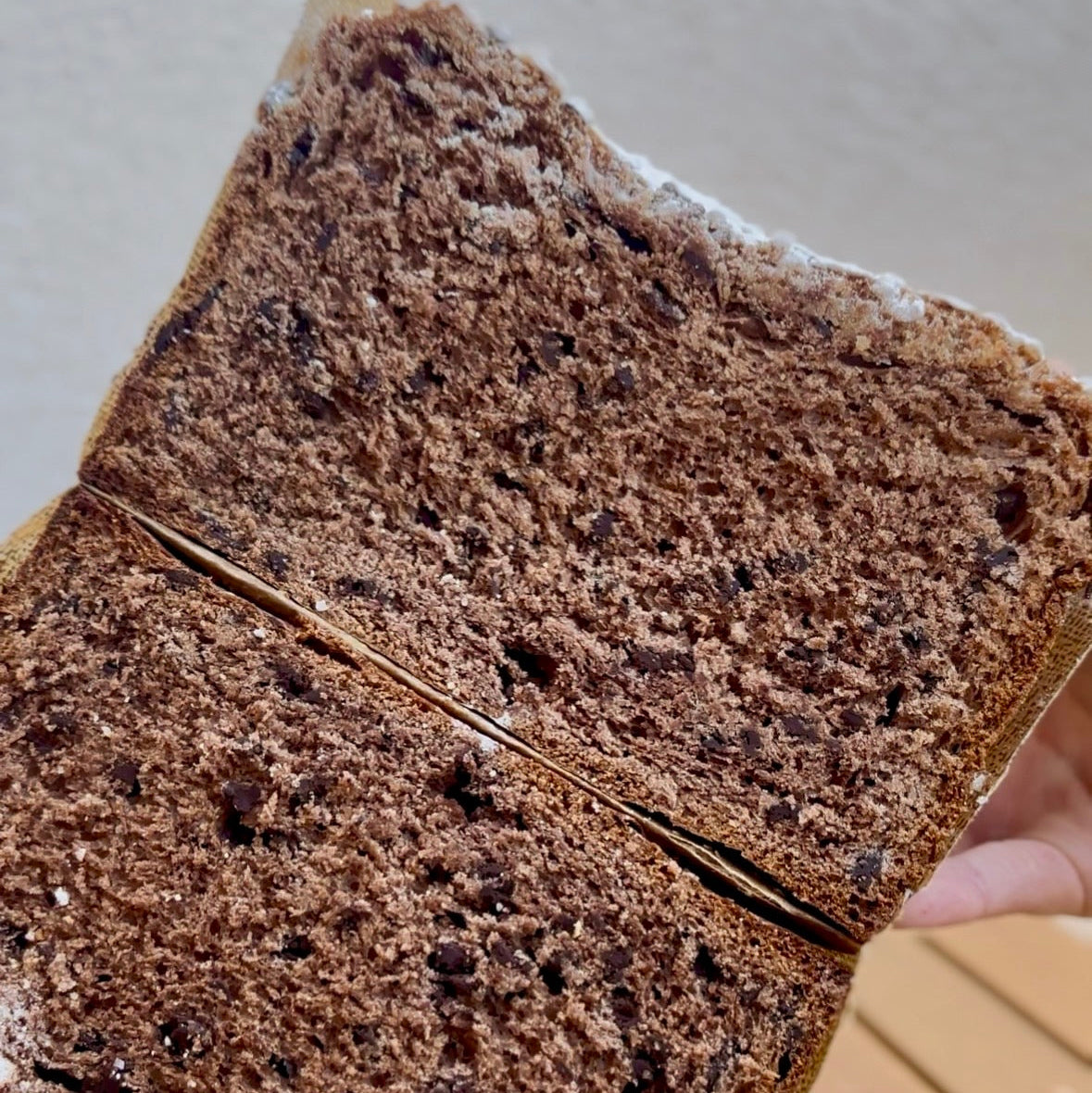 Panettone au chocolat